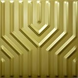 【NDSB5005GL】3Dジン　スチール製　金色　1枚　500×500mm