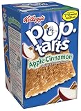 Kellogg`s Pop-Tarts Apple Cinnamon, 8-Count Boxes (Pack of 12)