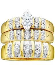 0.50CTW DIAMOND TRIO SET