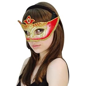 �h�~�m�}�X�N -���b�h Domino Mask -Red -802696