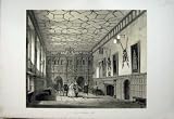 INTERIOR VIEW GRAND HALL KNOWLE KENT ENGLAND DOG NASH
