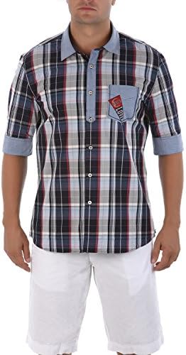 Love Moshino 100% Cotton Navy &amp; Grey Short Sleeves Italian Designer Polo Shirt XL US/XXL EU