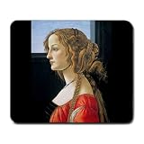 Botticelli Portrait of a Young Woman Painting Mouse Pad