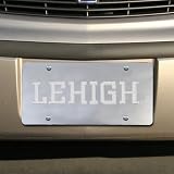 NCAA Lehigh Mountain Hawks Silver Mirrored Team Logo License Plate