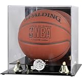Mounted Memories Utah Jazz Golden Classic Team Logo Basketball Display Case
