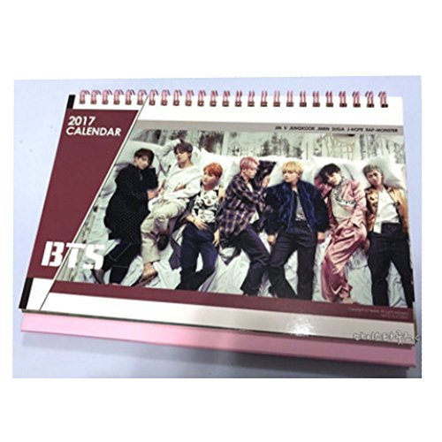 Bts bangtan boys 2017 desk calendar with stickers