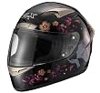 GLX Helmets Whisper Black Small Full Face Motorcycle Helmet