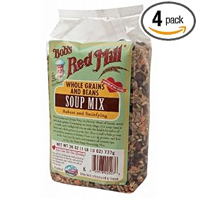 Bob's Red Mill Whole Grains and Beans Soup Mix, 26-Ounce Bags (Pack of 4)