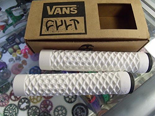 Bicycle Components &amp; Parts CULT BIKES VANS FLANGELESS WHITE BMX BICYCLE SCOOTER FIXED GRIPS