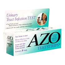 AZO Urinary Tract Infection Test Strips, 3-Count Boxes (Pack of 2)