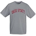 Ohio State Buckeyes Ash Horizontal Arch Logo T-shirt