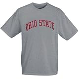 Ohio State Buckeyes Ash Horizontal Arch Logo T-shirt
