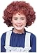 Franco Girls Halloween Costume Curly Red Orphan Wig