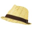 New Hemp Braid Straw Summer Fedora Trilby Hat Natural Medium Large