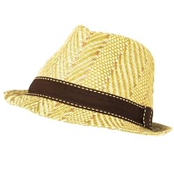 Hemp Braid Straw Summer Fedora Trilby Hat Natural Large Extra Large