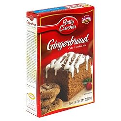 Betty Crocker Gingerbread Cake & Cookie Mix, 14.5-Ounce Boxes (Pack of 12)
