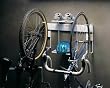Racor BR-2R Double Vertical Bike Rack with Center Shelf