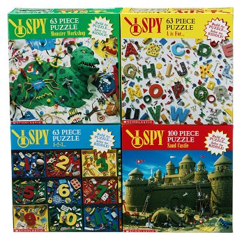 51DJ6HEX5EL I Spy Puzzles   Set of 4