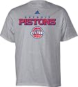 Detroit Pistons Grey adidas True T-Shirt