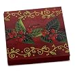 Holly And Berries Beverage Napkins (5"x 5")