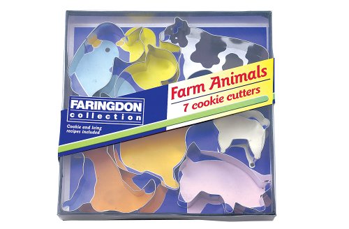 Faringdon Set of 7 Farm Animal Cookie Cutters