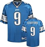 Matthew Stafford Blue Reebok NFL Premier Detroit Lions