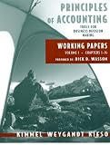 Working Papers, Vol. I to Accompany "Principles of Accounting", 1st Edition: Working Papers (Chapters 1-14)