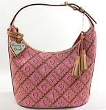 AUTHENTIC DOONEY & BOURKE CROSS WORD CHARM BUCKET BAG (Bubble Gum)