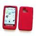 LG Dare VX9700 VX-9700 Swirly Line Thick Silicone Protector Soft Skin Case Red
