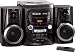 GPX HMTU3234 Stereo System with CD Player, AM/FM Stereo, Turntable, and Cassette Deck