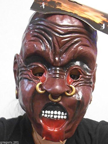 Halloween Red Devil Demon Pieced Mask