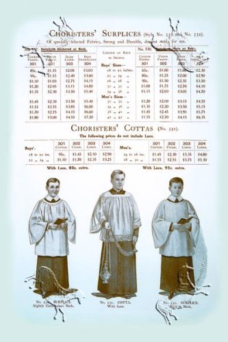 Art Poster, Choristers' Surplices - 18.75 x 27.5