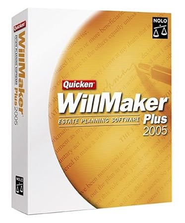 Quicken Willmaker Plus 2005 With Free eBook