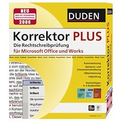 Duden Korrektor PLUS Die Rechtschreibpr�fung f�r Microsoft Office und Works Version 3.51