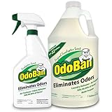 OdoBan Odor Eliminator RTU, 1qt Spray Bottle, W1 Gallon Concentrate, Original Eucalyptus Scent