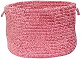 UPC 884381360362 product image for Simple Chenille Utility Basket - Size: 18 x 12 , Color: Silken Rose | upcitemdb.com