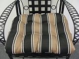 2 x Rectangular Outdoor Patio Bistro Cushions - New York Design