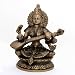 Metal Sculpture Hindu Goddess Saraswati 9 inches (saraswatib015)