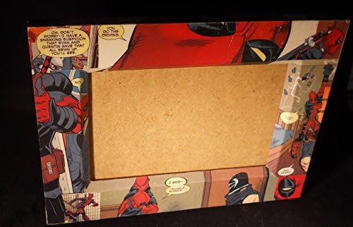 Deadpool Upcycled Comic Book Picture Frame