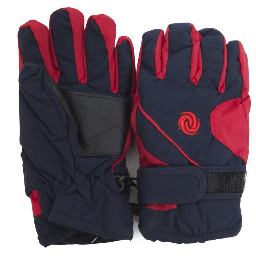 Kids/Childrens Extra Warm Thermal Padded Ski Gloves with Palm Grip