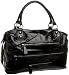 Deux Lux Patent with Zippers Shoulder Bag