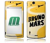 MusicSkins  Xperia arc 用液晶保護フィルム  Bruno Mars - Rocket  Xperia arc  MSXPARC018 bruno