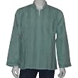 Mens Long Sleeve Casual Cotton Shirt Kurta India Size M Chest 40 inches (gck183a)