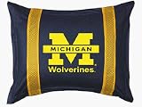 Michigan Wolverines Pillow Sham from The Sidelines Collection by Kentex