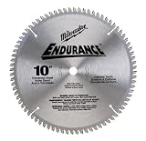 Milwaukee 48-40-4164 Endurance 10-Inch 60 Tooth ATB Crosscutting Saw Blade with 5 8-Inch Arbor
