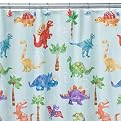Dinosaur Friends Shower Curtain