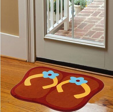 Multicolor Non-slip Ground Mat Cartoon Carpet Door Mat Floor Mat (brown)