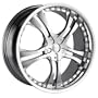 20 Inch 20x8.5 Veloche wheels VYRUS 545 Chrome wheels rims
