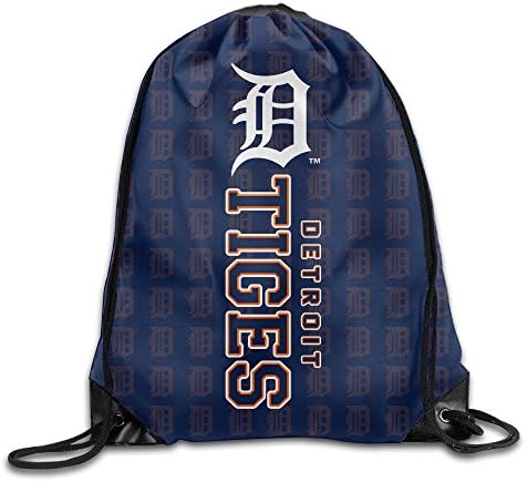SAVAJE Detroit Tigers Logo Drawstring Backpack Bags