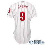 Philadelphia Phillies Authentic Domonic Brown Home Cool Base Jersey